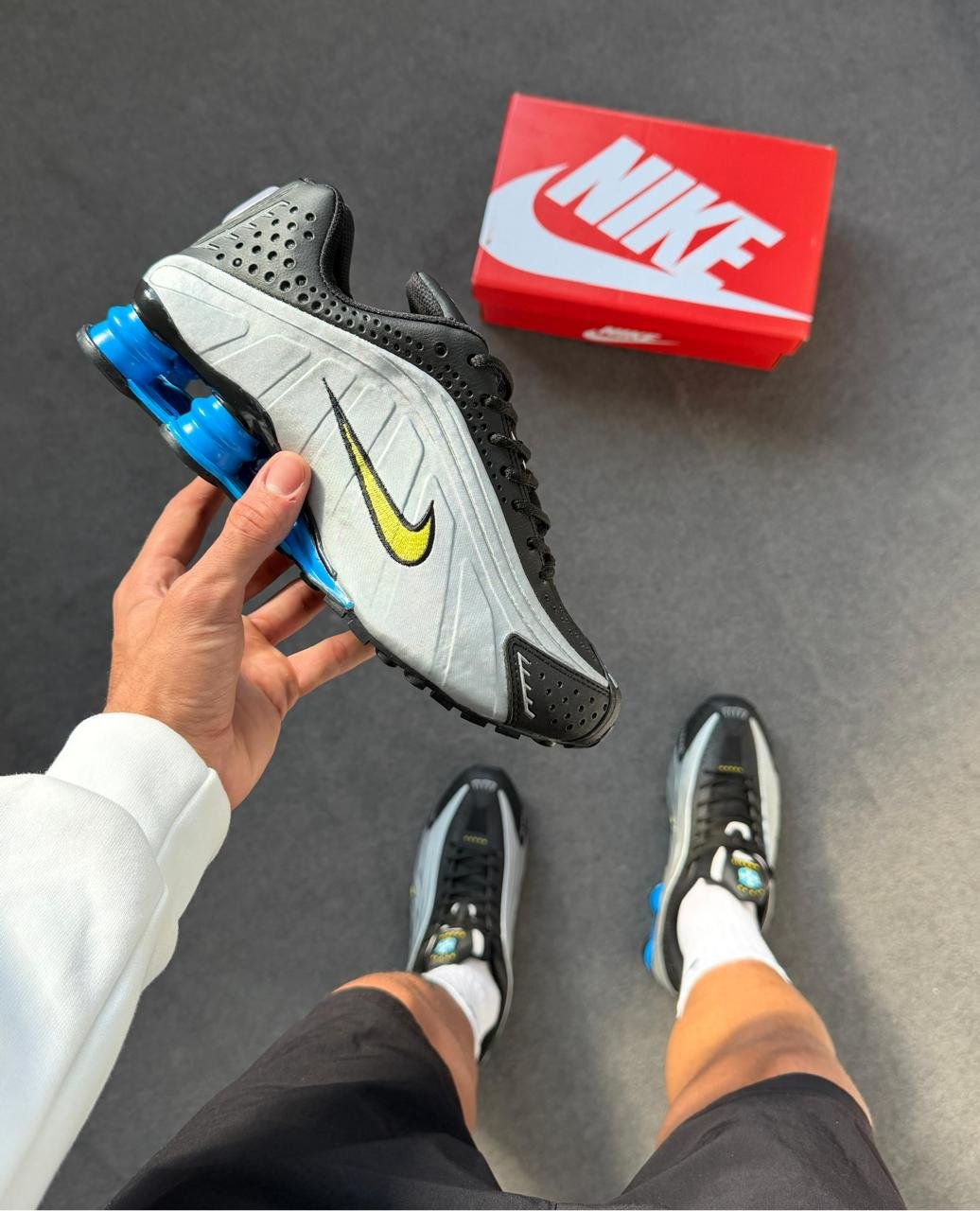 Nike R4 Neymar - Branco/Preto/Azul RDS