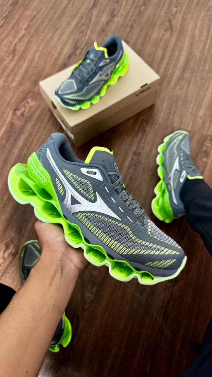 Mizuno Wave Prophecy 15 Verde/Preto/Cinza Premium DDM