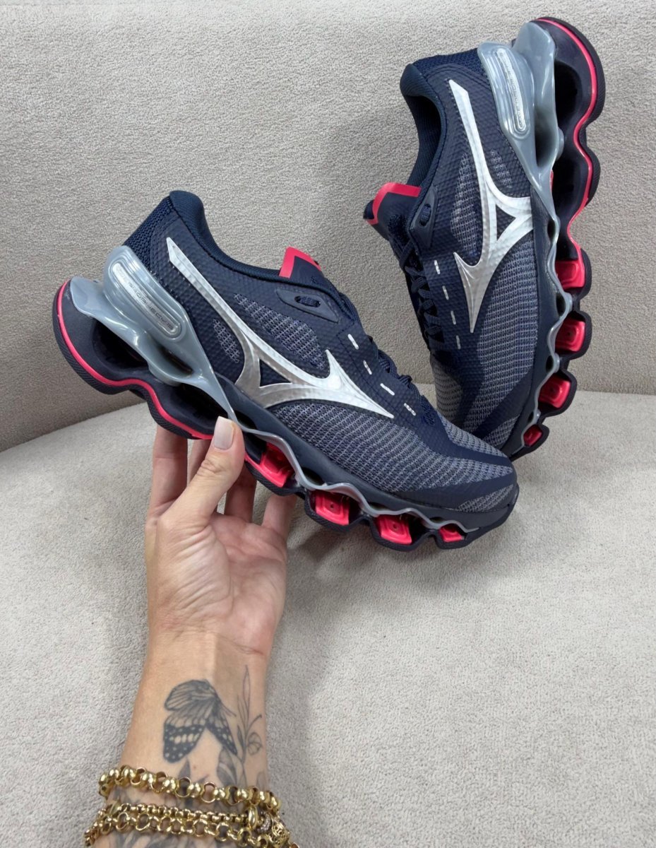 Mizuno Wave Prophecy 15 Preto/Cinza/Vinho Premium DDM