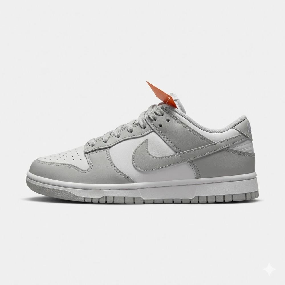 Tênis SB Dunk Low - Cinza/Branco RDS
