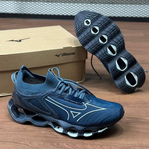Mizuno Wave Prophecy 14 Importado Vietnã Azul Marinho/Branco DDM