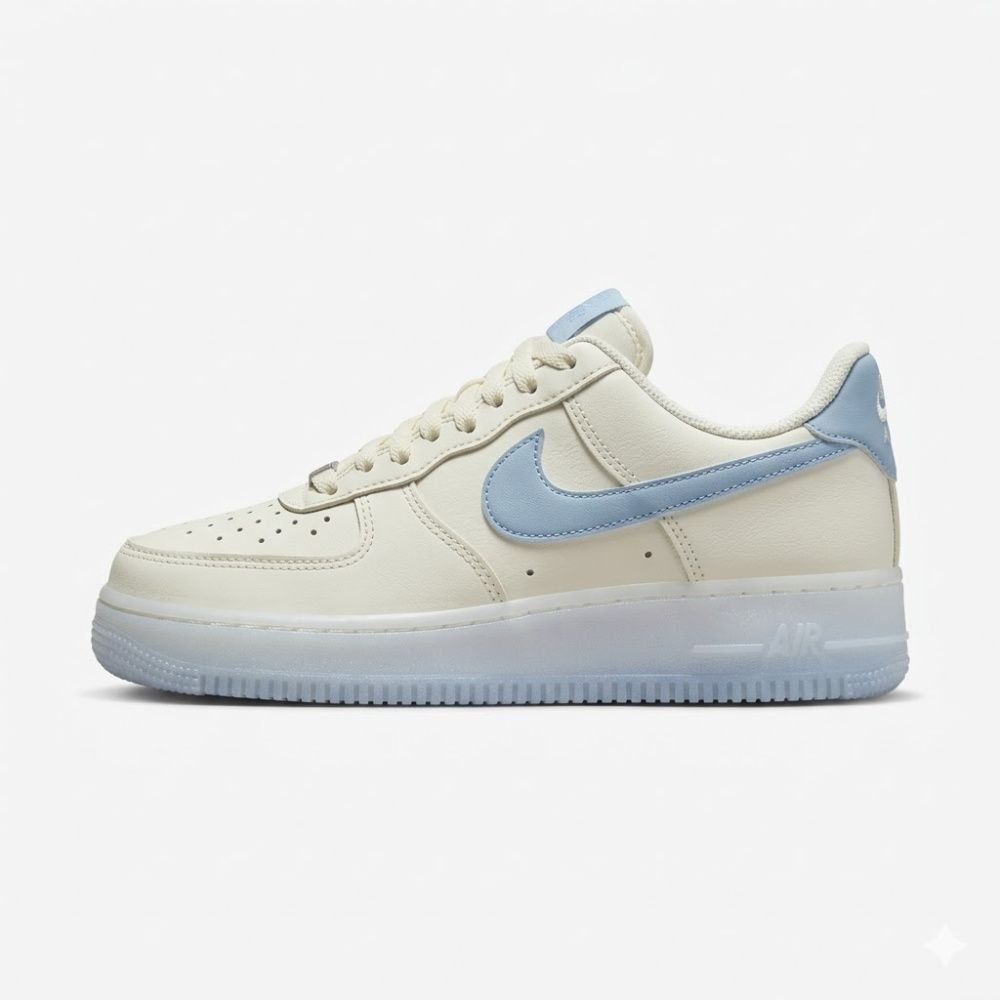 Tênis Air Force 1 - Off/Azul RDS