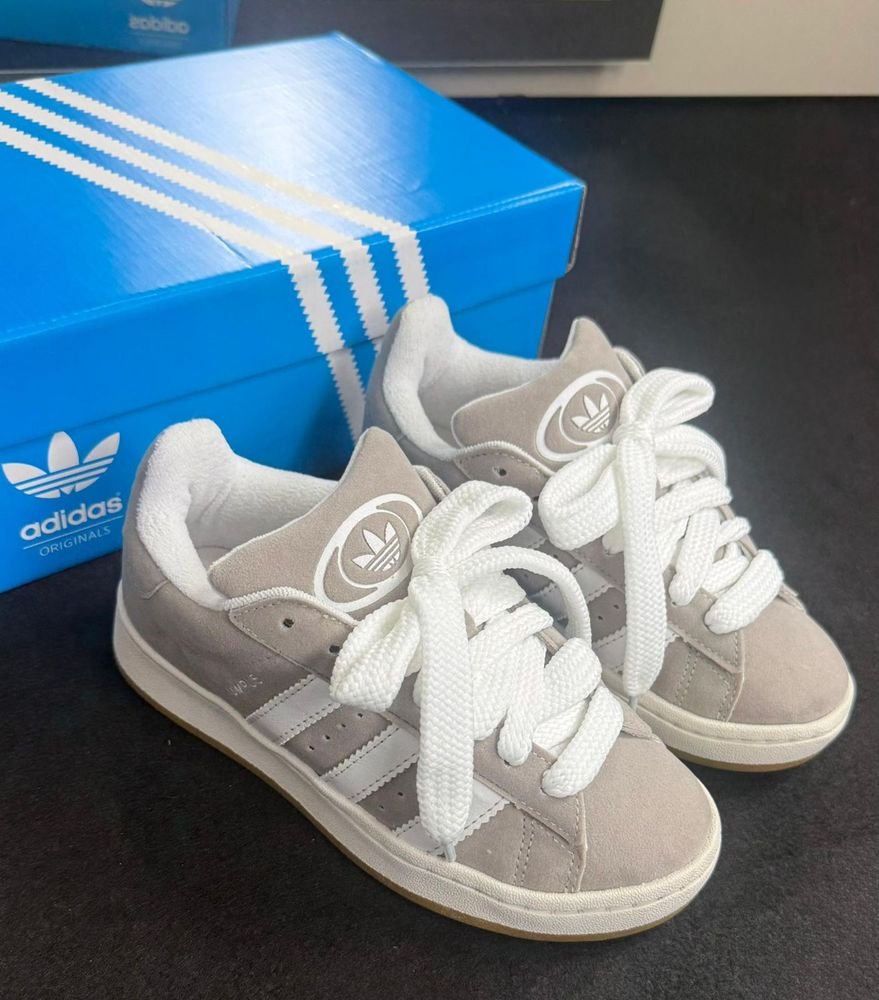 Tênis Adidas Campus - Cinza/Branco RDS