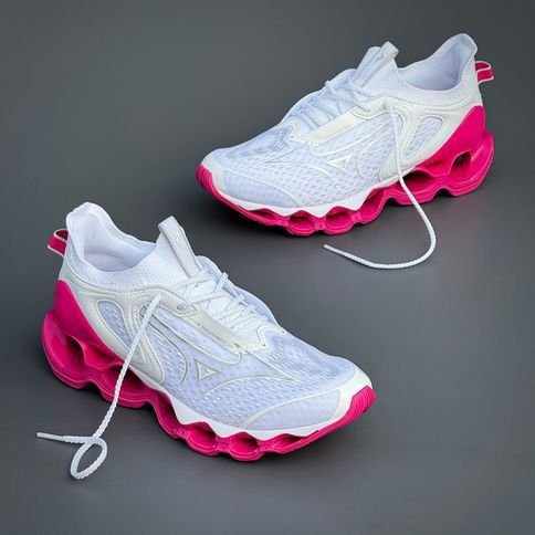 Mizuno Wave Prophecy 14 Importado Vietnã Branco/Rosa DDM