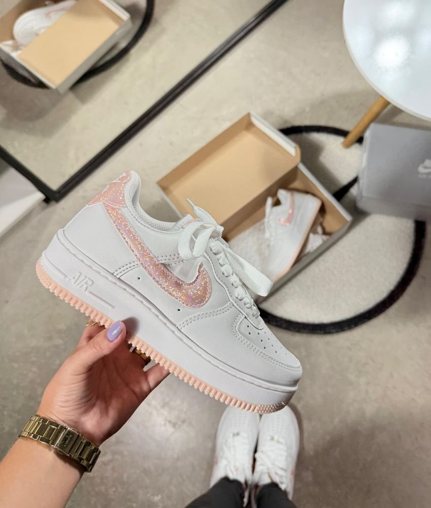 Tênis Air Force 1 - Rosa/Brilhante RDS