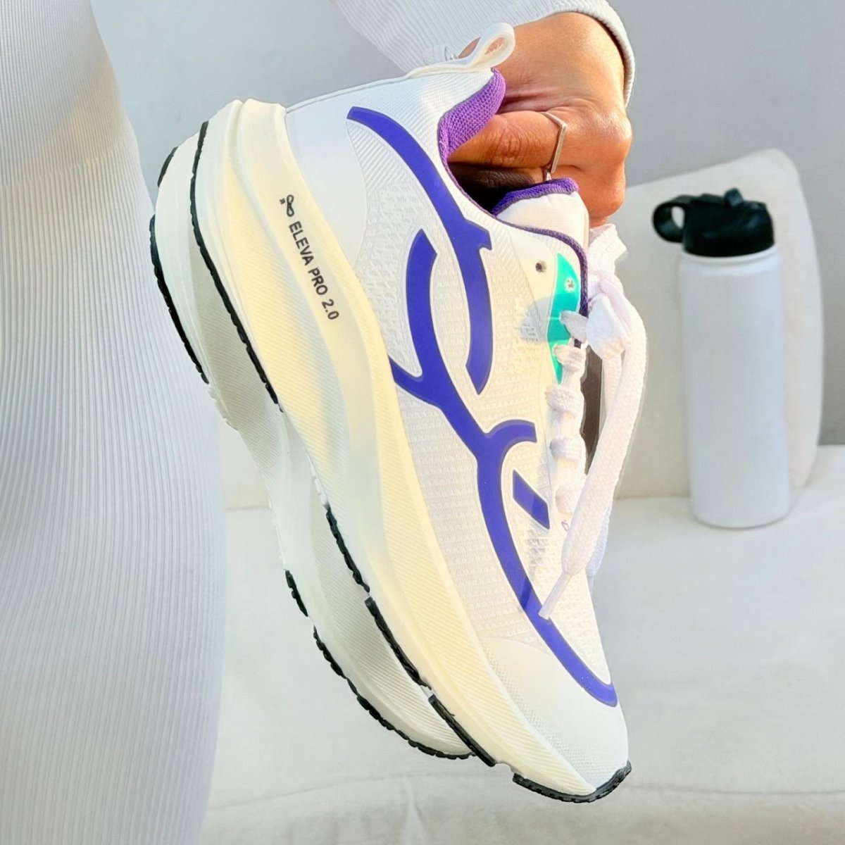 Tênis Olympikus Corre 2.0 - Branco/Azul RDS