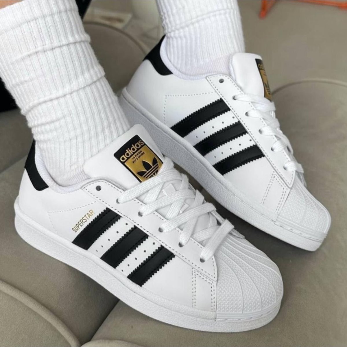Tênis Adidas Super Star - Branco/Preto RDS
