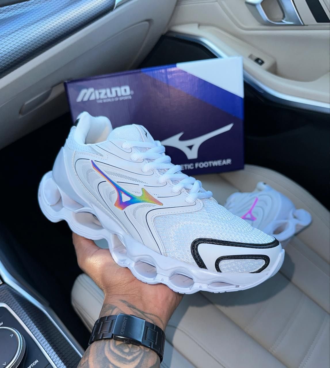 Mizuno Wave Prophecy 12s Branco Premium Máximo DDM