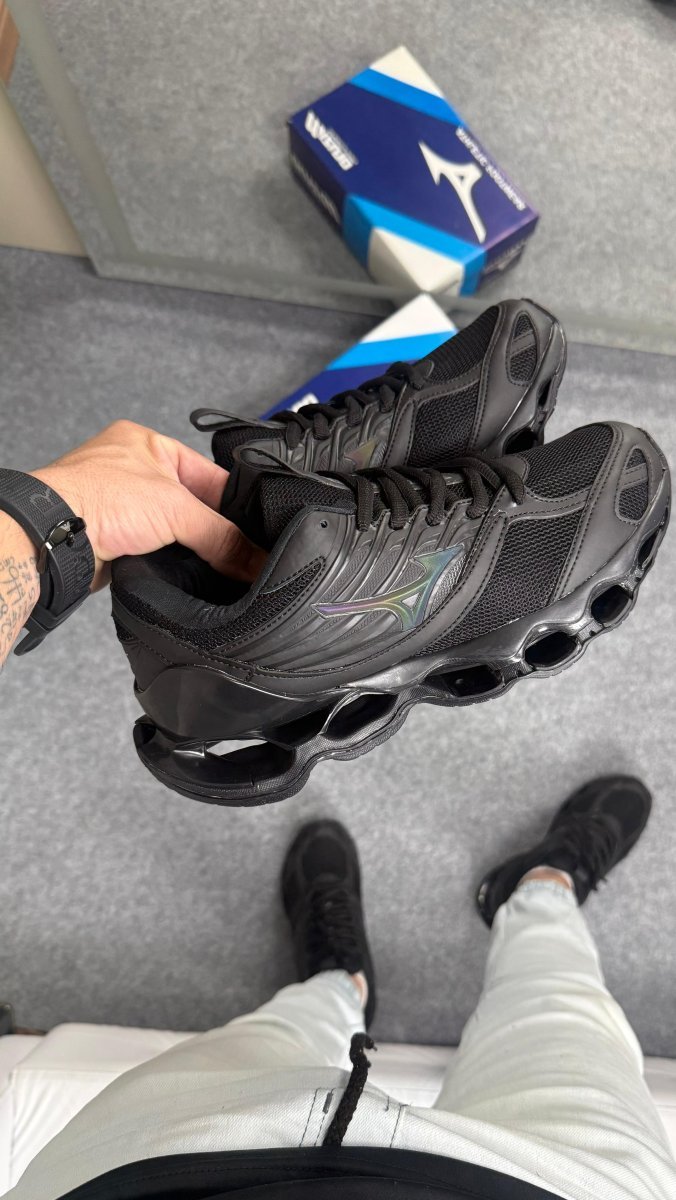 Mizuno Wave Prophecy 13s Preto Premium Máximo DDM
